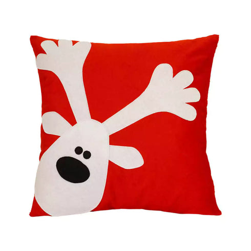 3D Reindeer Christmas Cushion